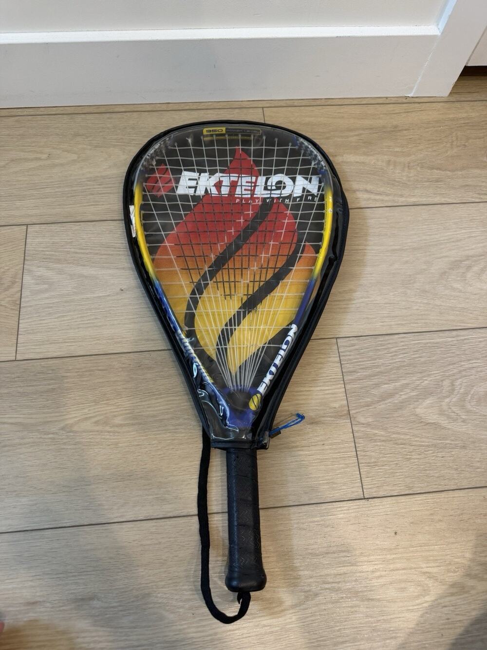 Ektelon Racquetball Racquet Power Fan Level 950 W/ Head Case